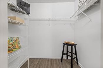 Spacious closets
